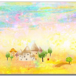 「春の刻」　ほっこり癒しのイラストポストカード3枚組No.746 1枚目の画像