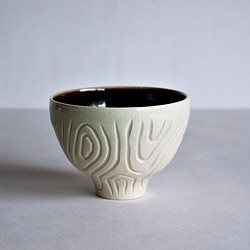 雕刻茶杯（小）＃2838 第1張的照片