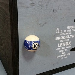 キューブボックス350　取手ビリヤード球 レアなマーブル⑩ 1枚目の画像