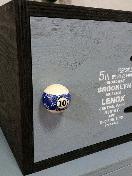 キューブボックス350　取手ビリヤード球 レアなマーブル⑩ 1枚目の画像