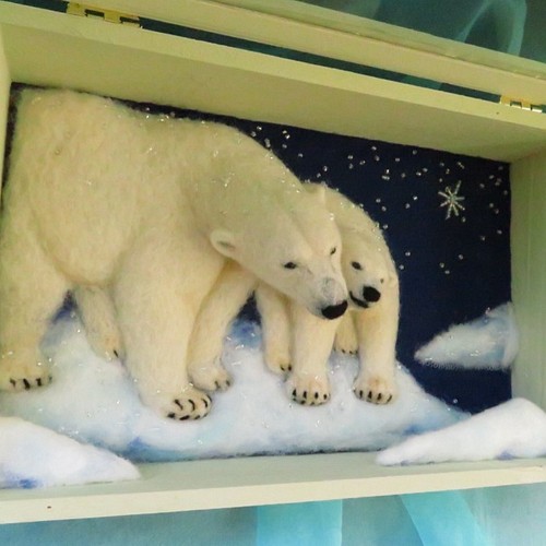 純正特販 ２０１０年・北極熊の親子２枚（通常版＋特別制作版）１８cm 
