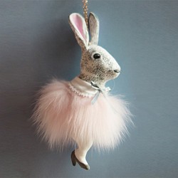 兔子魅力寶貝粉紅色 第1張的照片