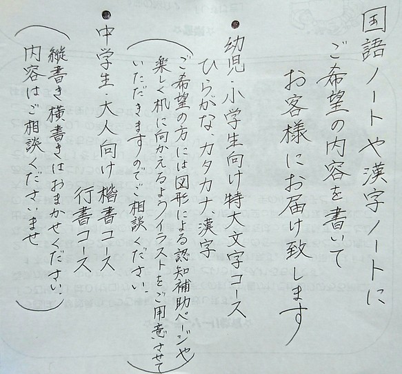 オーダー硬筆練習帳 雑貨 その他 こまきななデイズ 淺野白桜 通販 Creema クリーマ ハンドメイド 手作り クラフト作品の販売サイト