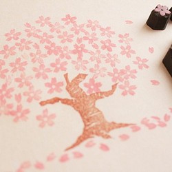 【春のはんこ】満開の桜 1枚目の画像