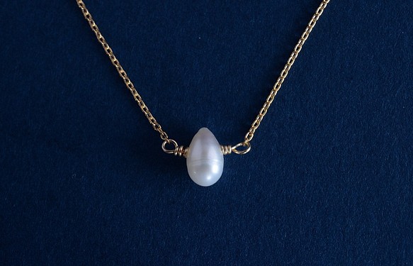 STONE Pure pearl necklace 1枚目の画像