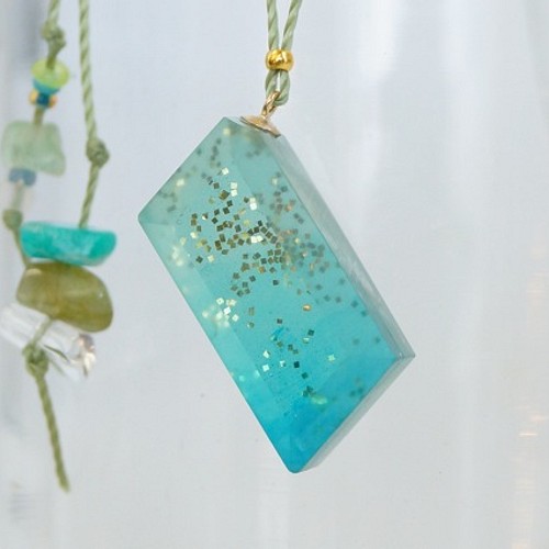 △▷▽ウミノガラス SEAGLASS PENDANT -h- ネックレス・ペンダント