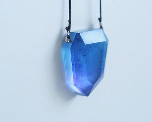 △▷▽ウミノガラス SEAGLASS PENDANT -G- ネックレス・ペンダント