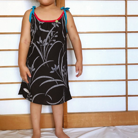 涼しい夏の助六染めあっぱっぱー 濃紺 2歳から4歳 ベビー服 Natsu 通販 Creema クリーマ ハンドメイド 手作り クラフト作品の販売サイト