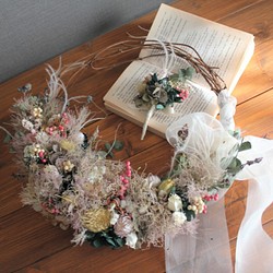 wreath bouquet スモークツリーのブーケ・ブートニア 1枚目の画像