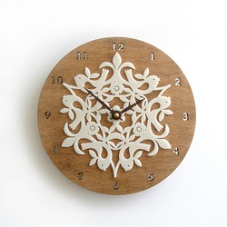 Bamboo Birdies Clock Large 8 inches 第1張的照片