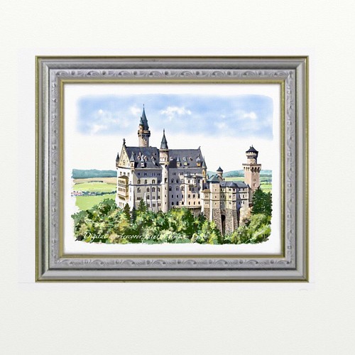 ポストカード ヨーロッパ風景画(組合せ自由4枚セットで1.000円) No.137