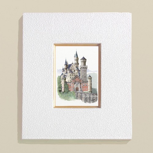 ポストカード ヨーロッパ風景画￥250（他の絵と4枚セット売り1.000円 ...