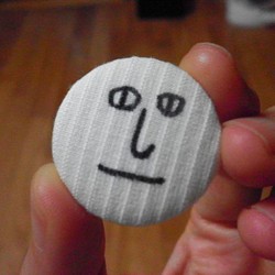 ボタン丸顔指輪（そうこさん専用） 1枚目の画像