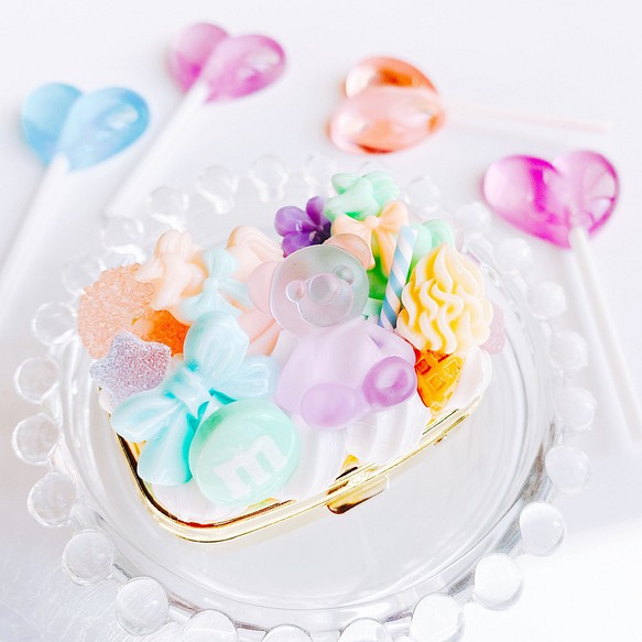 CANDY POP  pastel 菓子のピルケース　スイーツデコ 1枚目の画像