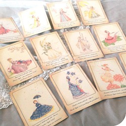 妖精たちのファッションプレートポストカード集 1枚目の画像