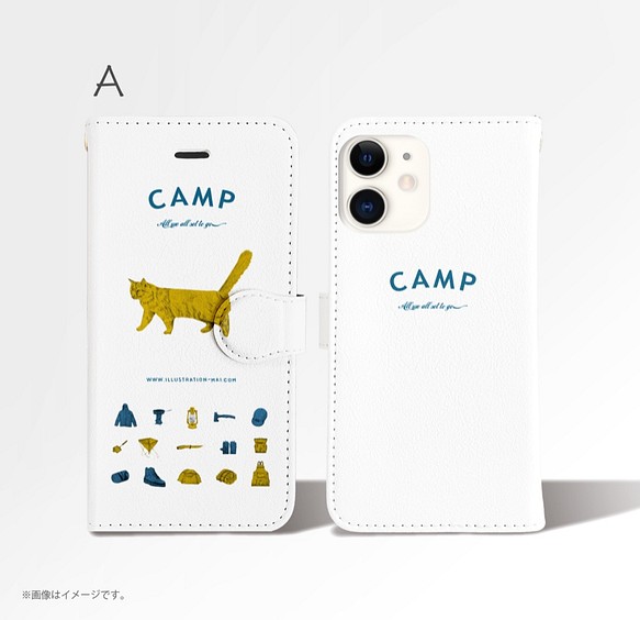 Camp 今月限定 特別大特価 Original手帳型iphoneケース