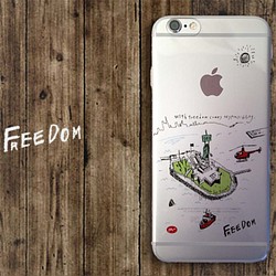 iPhone6/6s/6plus_透明手機殼「FREEDOM-自由的代償」 第1張的照片