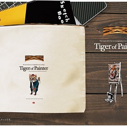 Originalクラッチバッグ「Tiger of Painter」 1枚目の画像