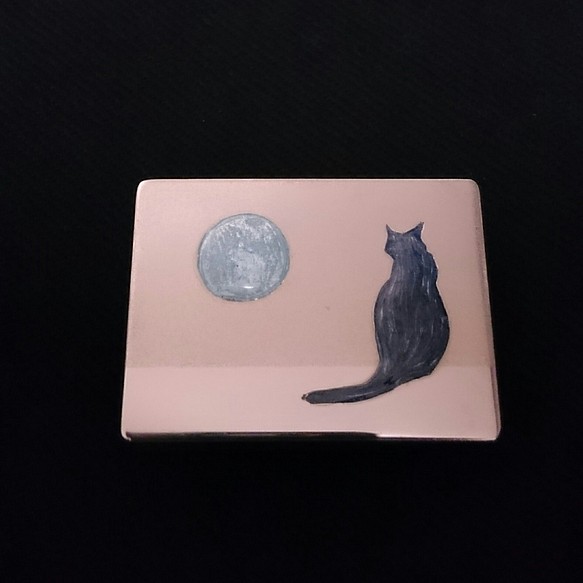 月と猫 1枚目の画像