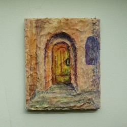 絵画 インテリア  夢の中の風景　扉２ 1枚目の画像