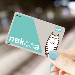 送料無料 ねこのicカードステッカー Necoka 青 シール ステッカー Tonedesign 通販 Creema クリーマ ハンドメイド 手作り クラフト作品の販売サイト