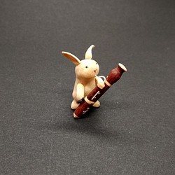 木製巴鬆管兔【定做】 第1張的照片