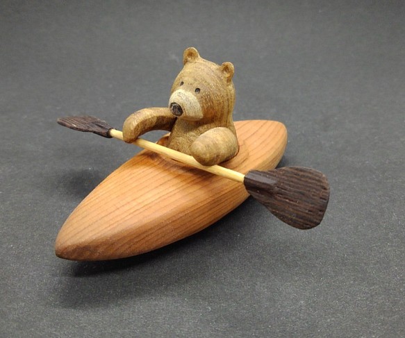 木製皮划艇熊 [定做] 第1張的照片