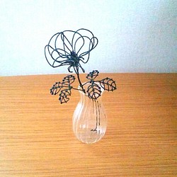 花 Wire Art ワイヤークラフト 立体 オブジェ Fuyu 通販 Creema クリーマ ハンドメイド 手作り クラフト作品の販売サイト