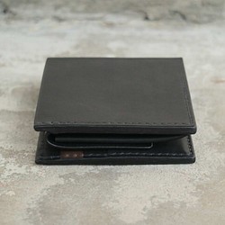 Leather Half  Wallet Black 第1張的照片