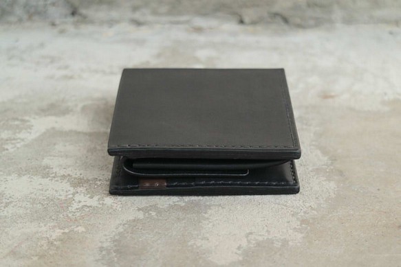 Leather Half  Wallet Black 第1張的照片