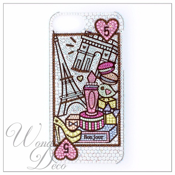 ♡Cards go to travel! Paris♡スワロフスキーSWAROVSKI全機種対応