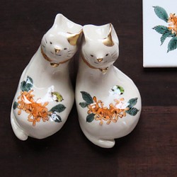 金澤猫箸置き・寄り添いペア✪2021年9月月間デザイン 1枚目の画像