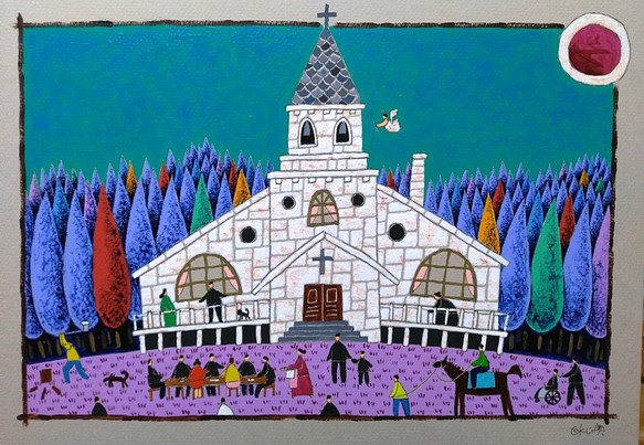 青い森の教会 1枚目の画像
