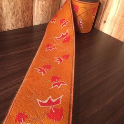 オリジナル畳縁「たたみへり」　金魚・橙 4m 1枚目の画像