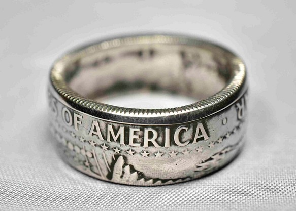 ビンテージ（銀貨）ハーフダラーで指輪お作りします 指輪・リング type2rings 通販｜Creema(クリーマ)