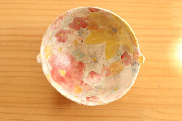 打掃灰塵五顏六色的oasana燉碗。 第1張的照片