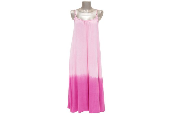 夏季色階吊帶背心長裙&lt;粉紅&gt; 第1張的照片