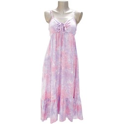 不均勻的染色緞帶連衣裙&lt;蓮花粉&gt; 第1張的照片