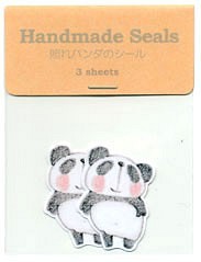 貼紙 3 件套“害羞熊貓的貼紙” 第1張的照片