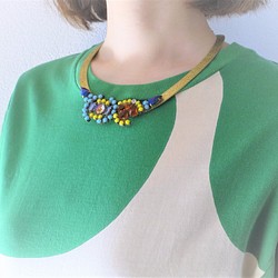 ヴィンテージネックレス ビジュー vintage necklace bijou <NC-MStqyl> 1枚目の画像