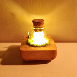 " 未来への手紙 "　願いを込めた小瓶のランプ 1枚目の画像