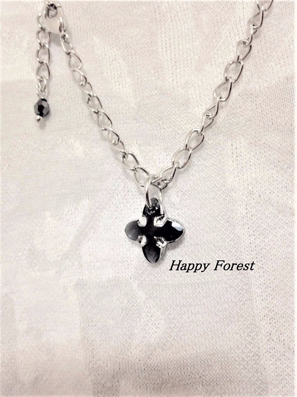 メンズ】２WAY 大人かっこいい♪ブラック 十字架クロス＞クロム スワロフスキー＞ペア＞BLACK ネックレス・ペンダント Happy Forest  通販｜Creema(クリーマ) ハンドメイド・手作り・クラフト作品の販売サイト