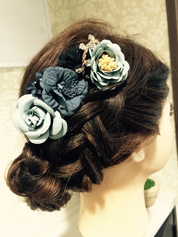 髪飾り 浴衣 着物 成人式 発表会no2 ヘアアクセサリー Hana 通販 Creema クリーマ ハンドメイド 手作り クラフト作品の販売サイト