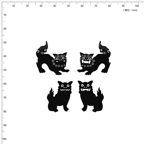 お守りシーサー タトゥーシール 小物 ファッション雑貨 Alicazali 通販 Creema クリーマ ハンドメイド 手作り クラフト作品の販売サイト