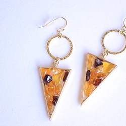 Baltic amber earrings 第1張的照片