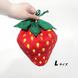 草莓錢包[L]紅色★定做★ 第1張的照片