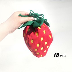 草莓錢包【M】紅色★定做★ 第1張的照片