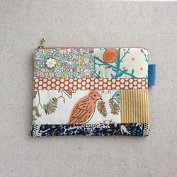 彩色小袋存摺盒粉色小鳥和花梗 [免運費] 第1張的照片