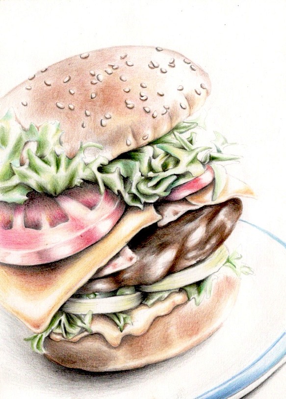hamburger 1枚目の画像