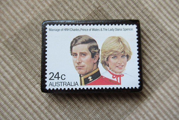 日本人気超絶の オーストラリア 切手ブローチ 国内配送 6512